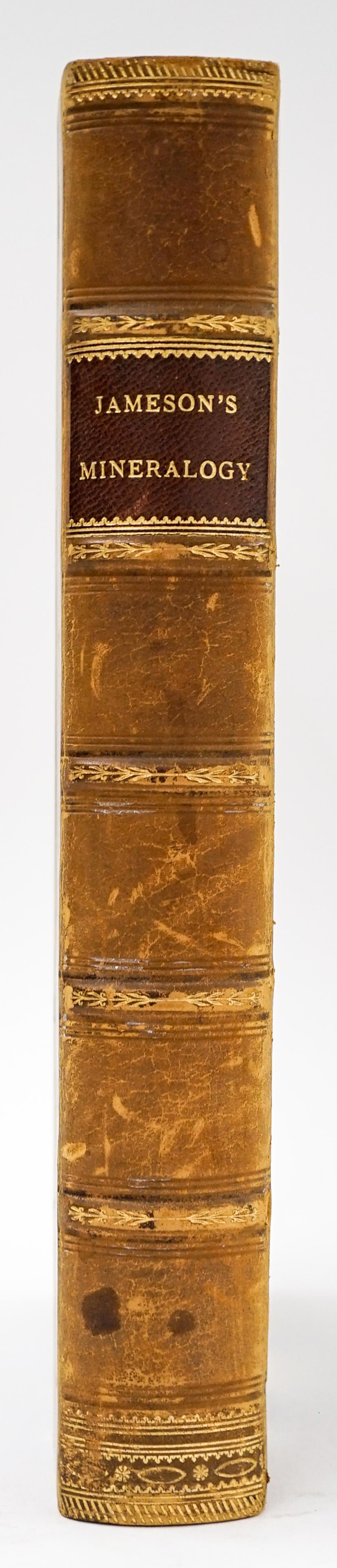 Manual of Mineralogy. Jameson, Robert 1821: Manual of Mineralogy. Jameson, Robert 1821. Measures 8.75 x 5.625 inches, 491 pp. Printed for Archibald Constable & Co. Edinburgh. Good to very Good condition. Birdsall binding, appears complete. Ther
