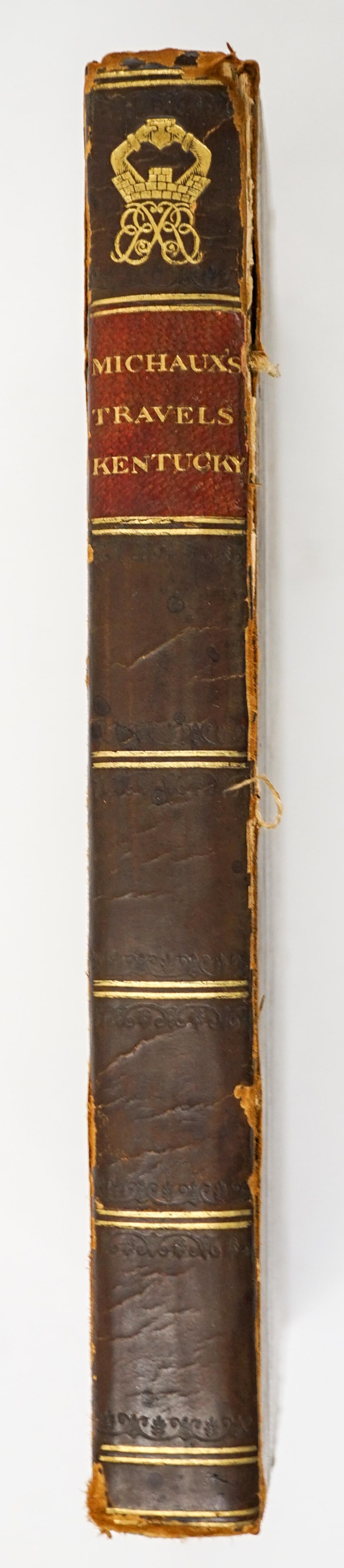 Travels Westward of the Allegany Mountains 1805: Michaux, F.A.: Travels to the Westward of the Allegany Mountains: In the States of Ohio, Kentucky, and Tennessee, and Return to Charlestown, Through the Upper Carolinas, J. Mawman, 1805. Front cover a