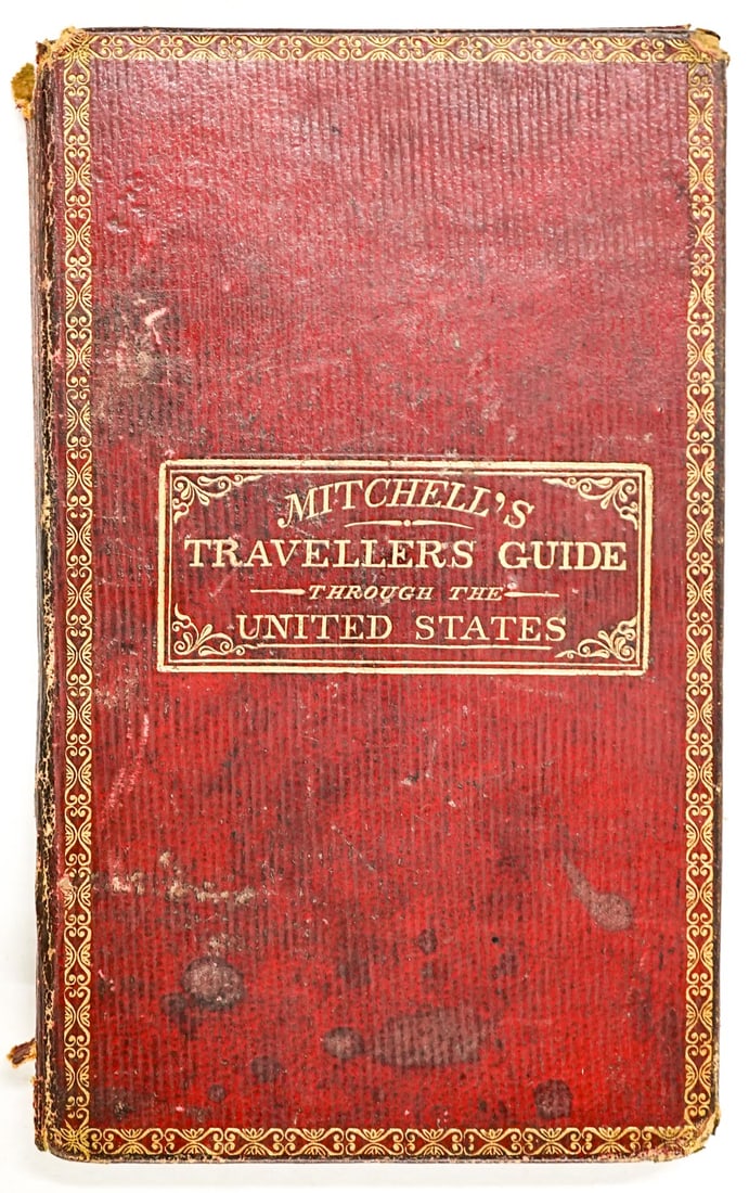[Map] 1834 Mitchell's Traveler's Guide U.S. (1 of 9)