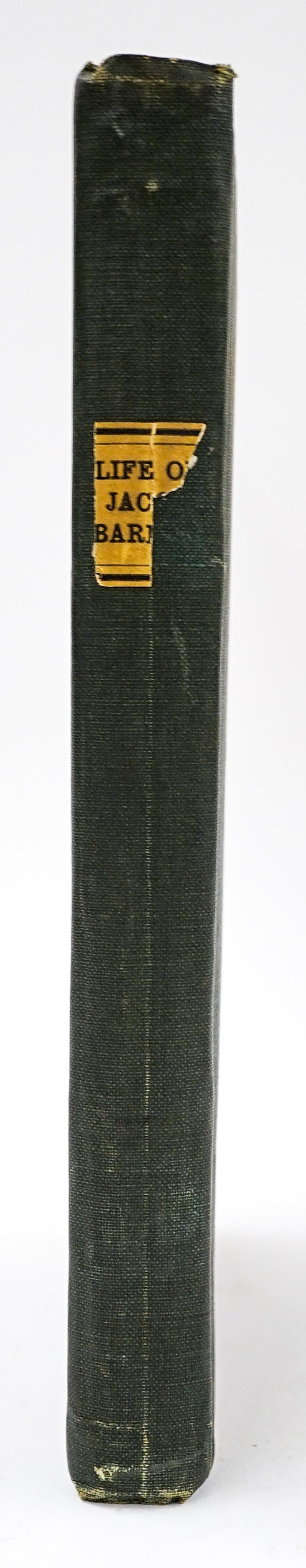 Incidents in the Life of Jacob Barker New Orleans: Incidents in the Life of Jacob Barker of New Orleans, Louisiana, printed Washington in 1855. 8vo, 285 pp. Binding Copy. There are NO library book card pockets affixed unless photographed and/or disclo