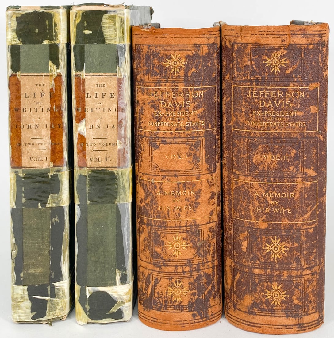 History (4) Antique Books [Jefferson Davis] (1 of 6)