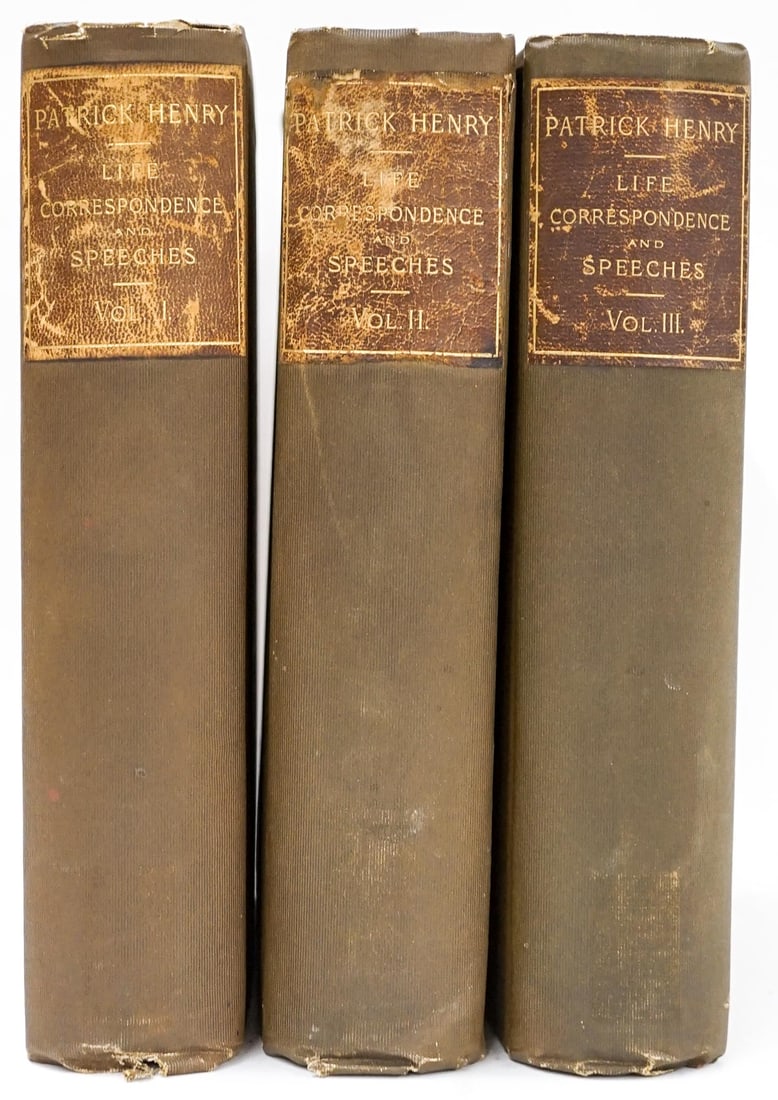 Patrick Henry : Life, Correspondence, Speeches (1 of 5)