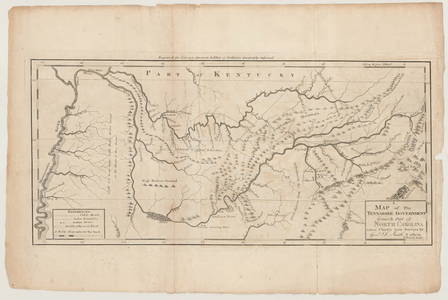 1795 Map of the Tennessee Government