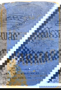 1864 Historical War Map-H.W. French: 1864 Historical War Map-H.W. French. Measures approximately 25.75 x 25.75. Numerous splits at folds, cover detached. Provenance: Birmingham-Southern College collection. After 168 years