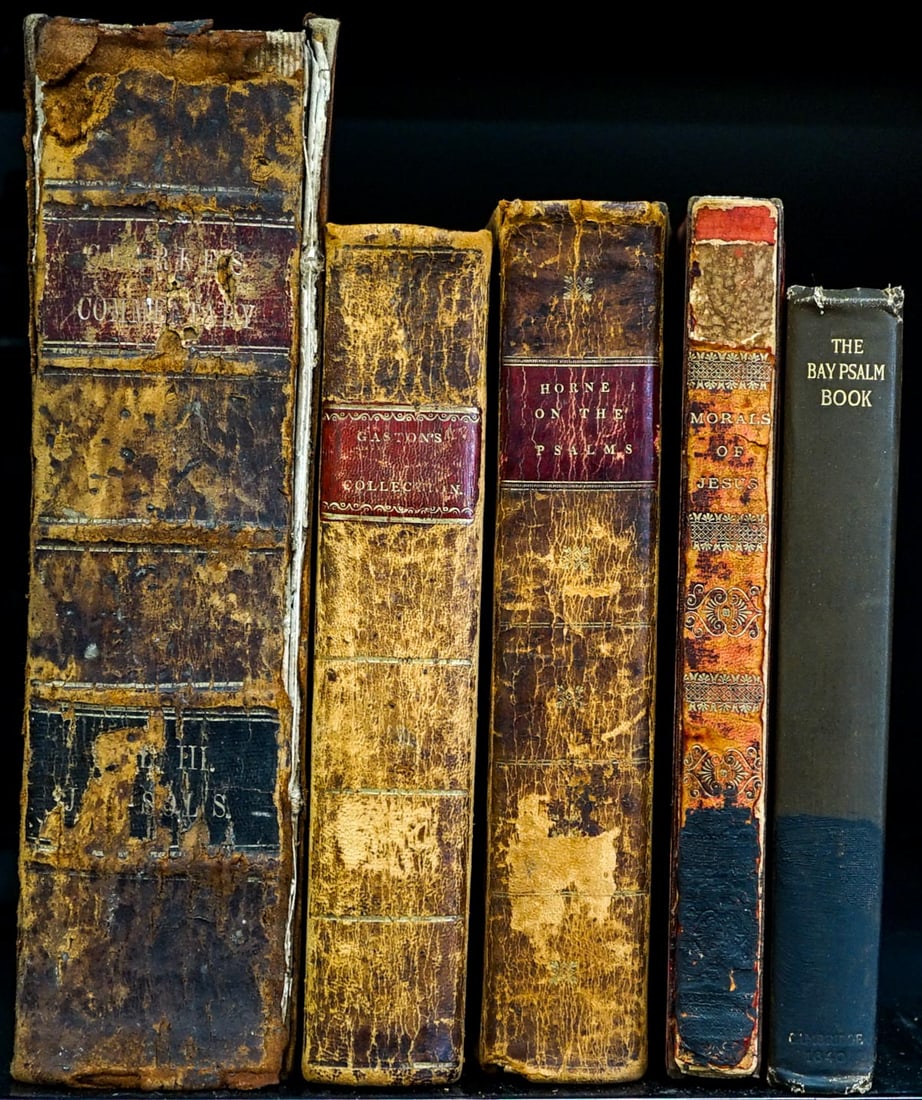 Antique (5) Religious Books (1 of 1)