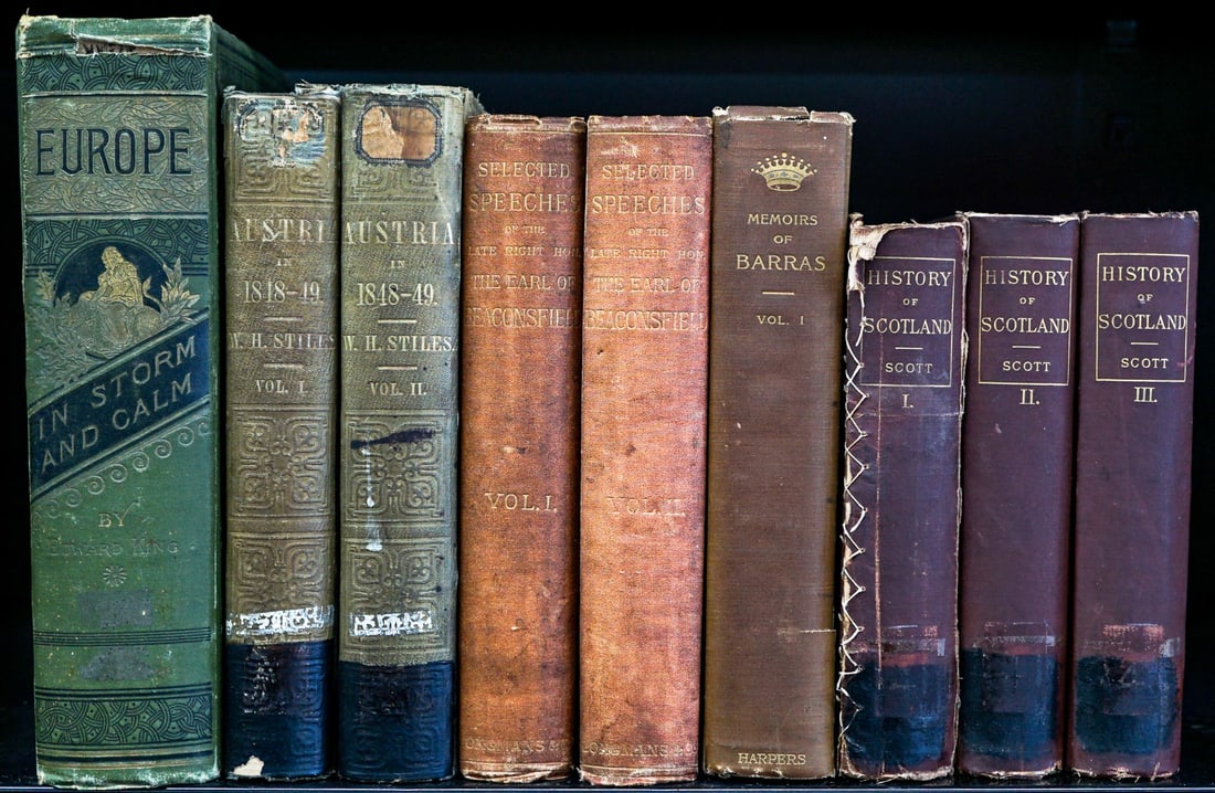 Antique (9) History Books (1 of 1)