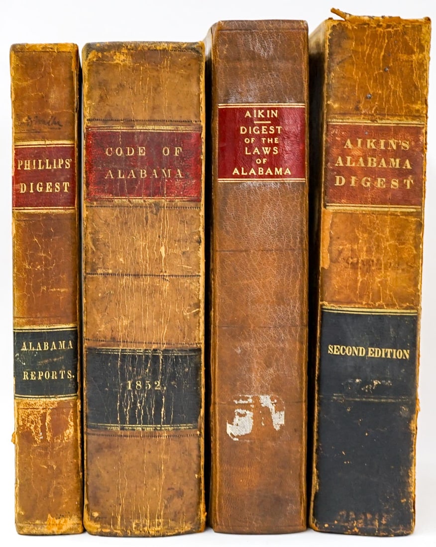 1833-1852 Alabama Law Books (4) (1 of 7)