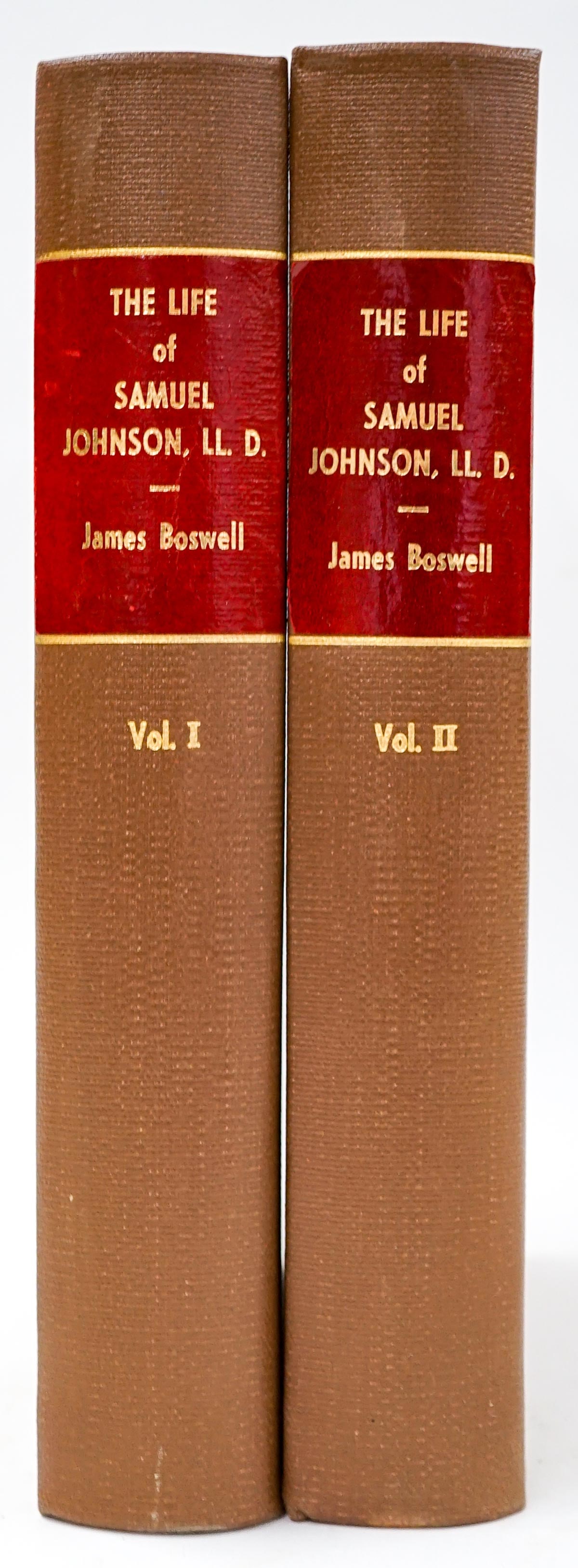 Life of Samuel Johnson (2V Set) by Boswell 1841 (1 of 4)