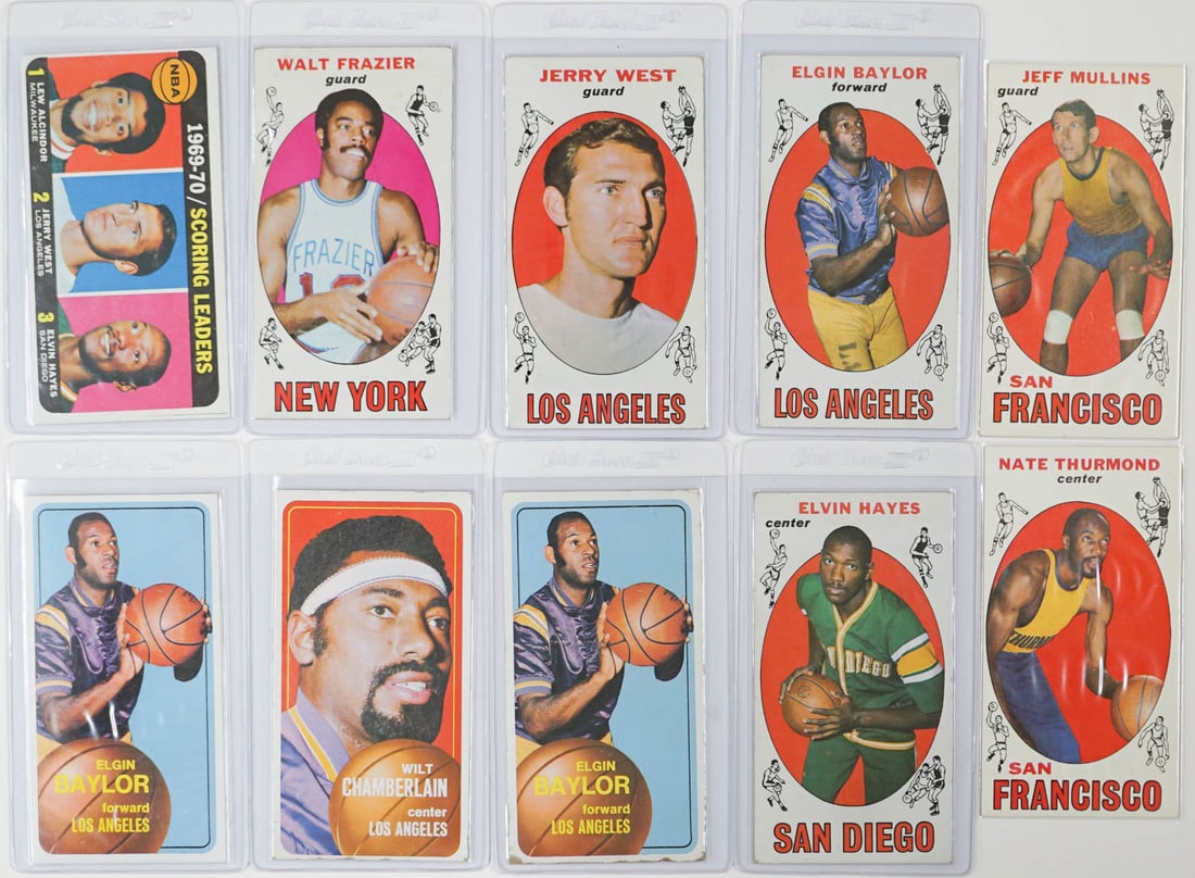 1969-1970 & 1970-71 Topps Basketball (10) (1 of 2)