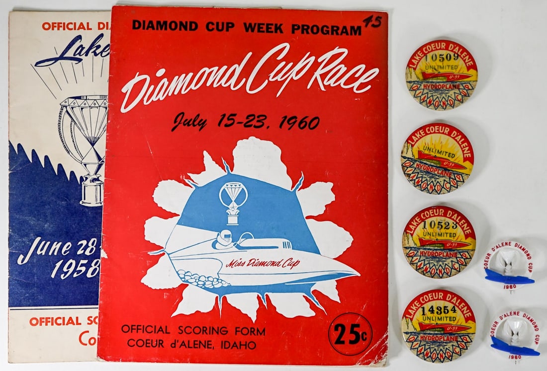 Diamond Cup Lake Coeur D'Alene Memorabilia (1 of 3)