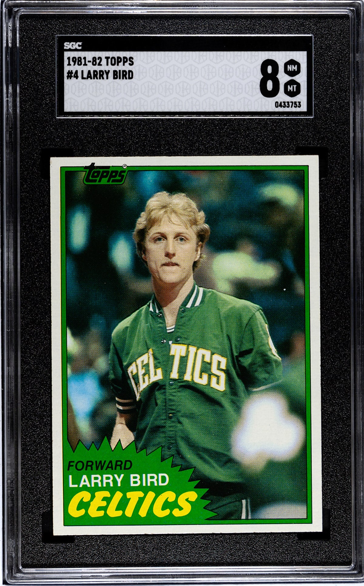 1981-82 Topps Larry Bird #4 SGC 8 (1 of 2)