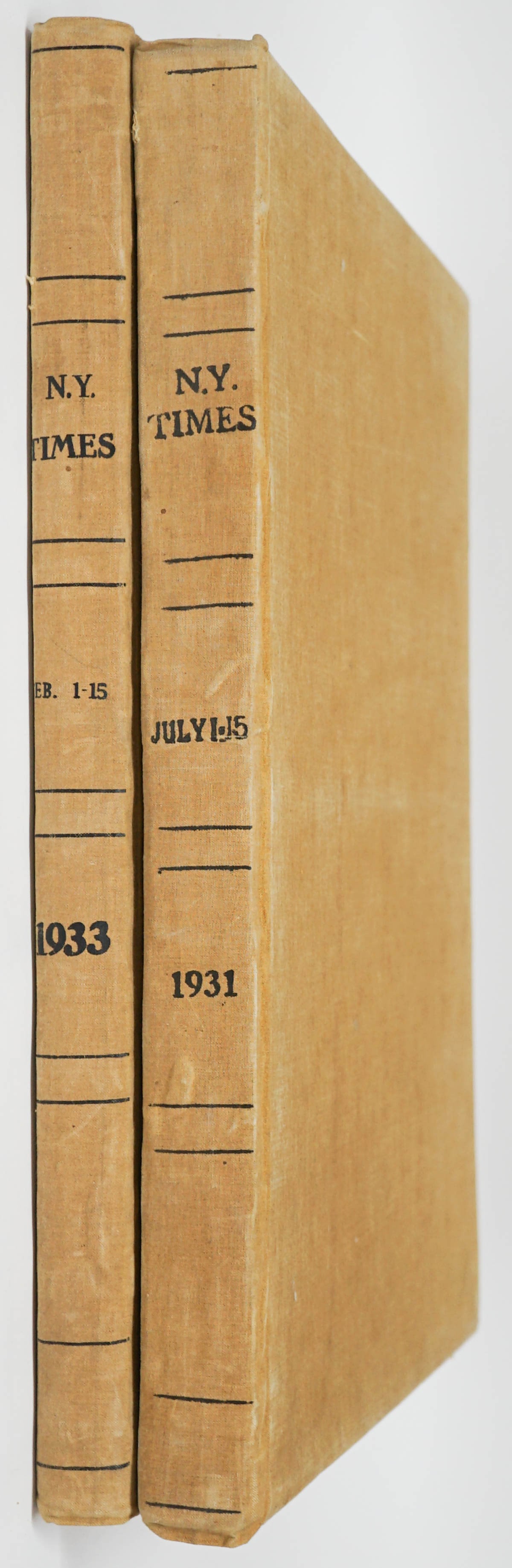 1931 & 1933 Bound New York Times Newspapers (1 of 8)