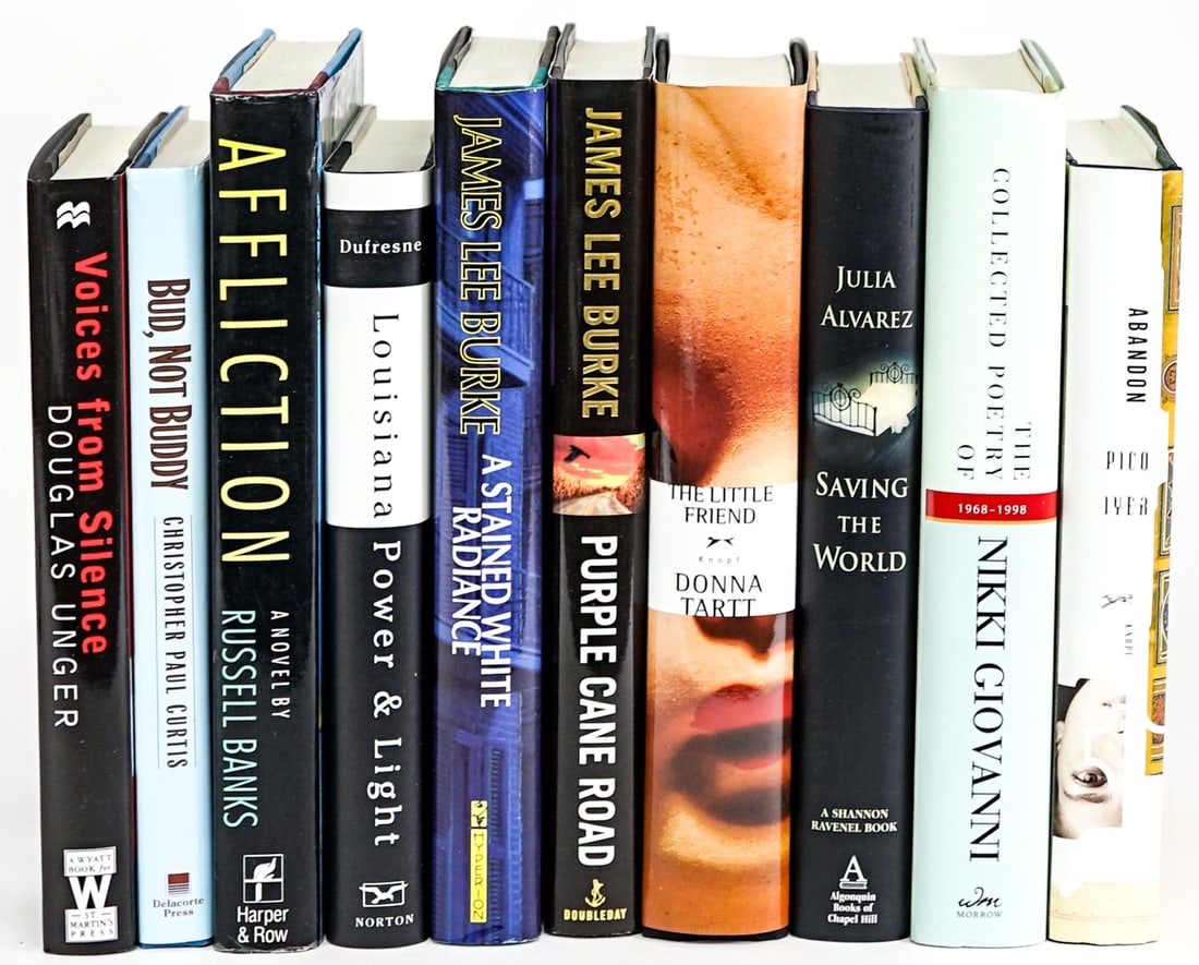 Author SIGNED (10) Novels 1st Editions (1 of 1)