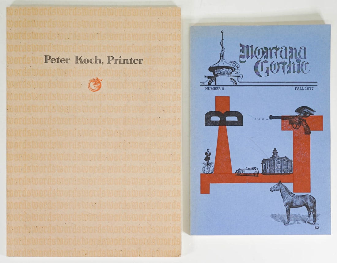 Peter Koch, Printer (2) Softcover Books [Montana] (1 of 6)