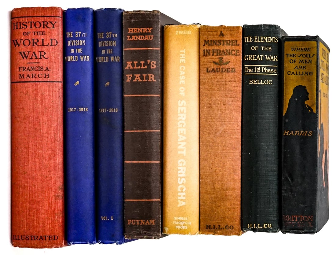 WWI (8) Books (1 of 1)