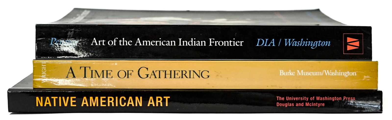 Native American (3) Art Softcover Books, 1 SIGNED (1 of 6)