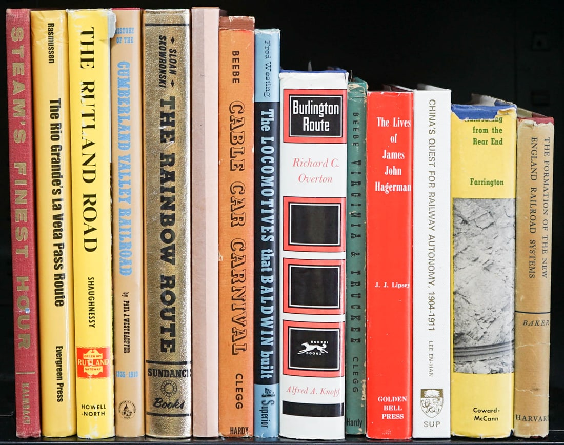 Shelf Lot Railroadiana Books (1 of 1)