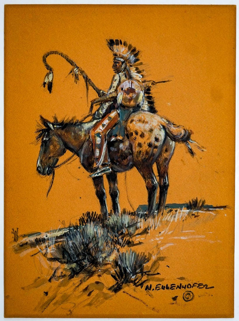 Nick Eggenhofer Original Gouache (1 of 4)