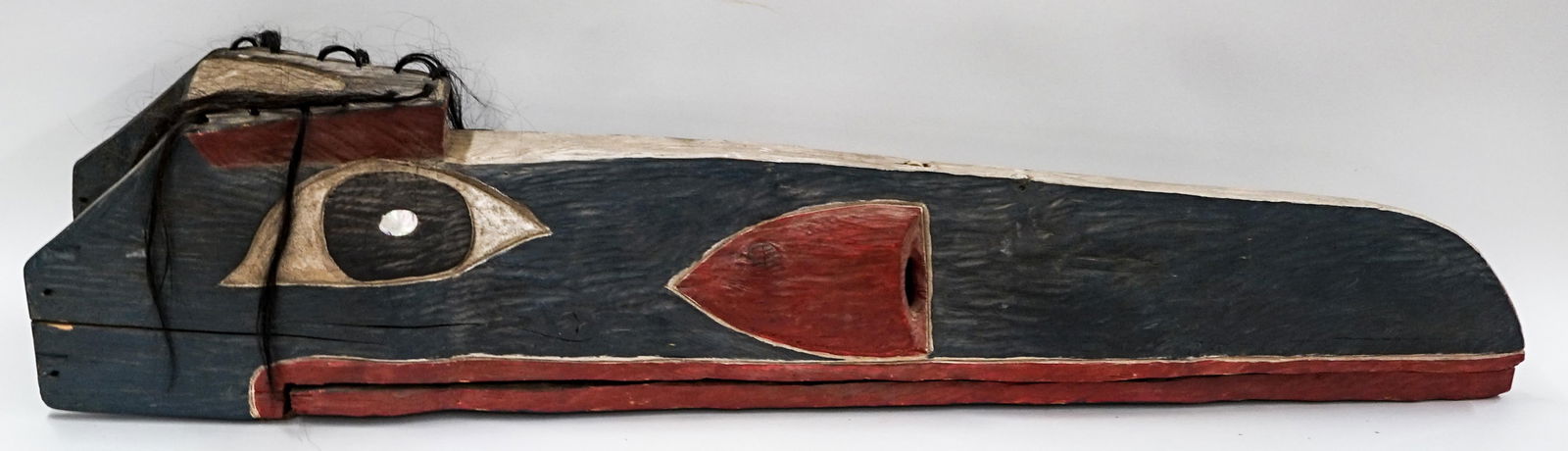 Old Northwest Coast Large Carved Raven Mask (1 of 11)