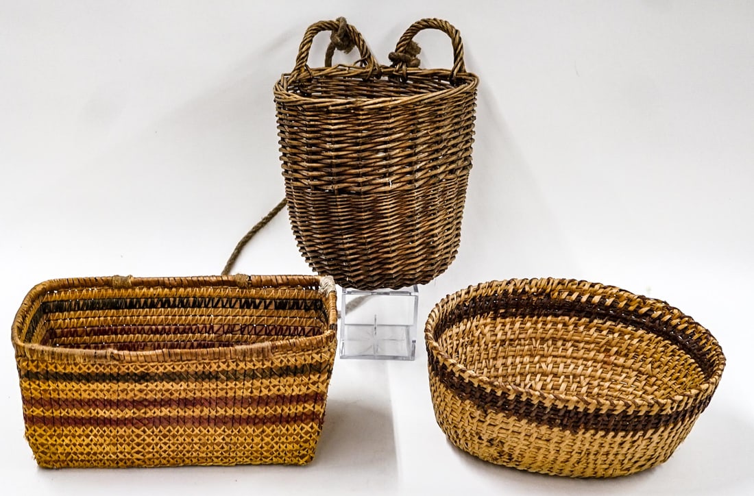 Three Vintage Baskets (1 of 9)