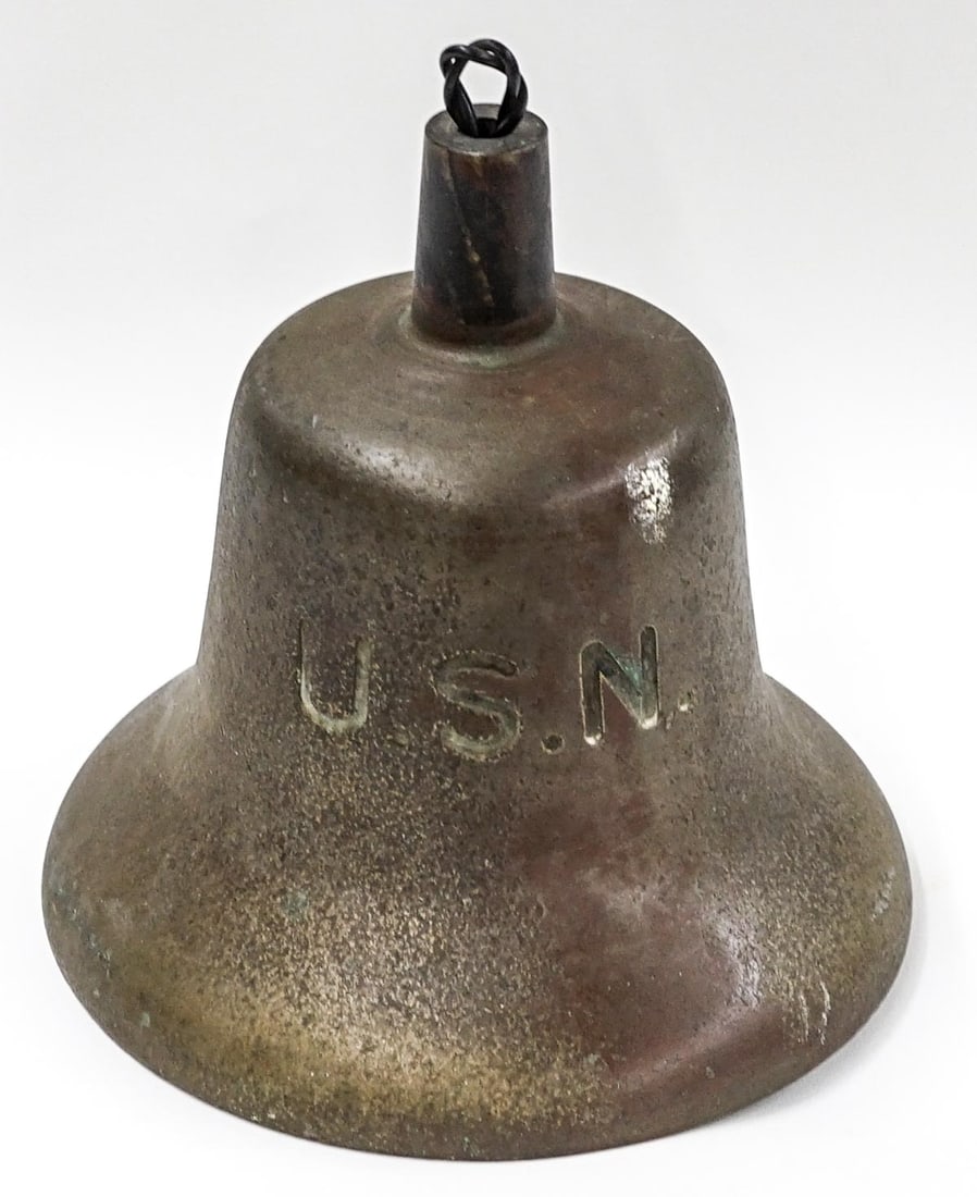 Vintage U.S. Navy Bronze Bell (1 of 7)