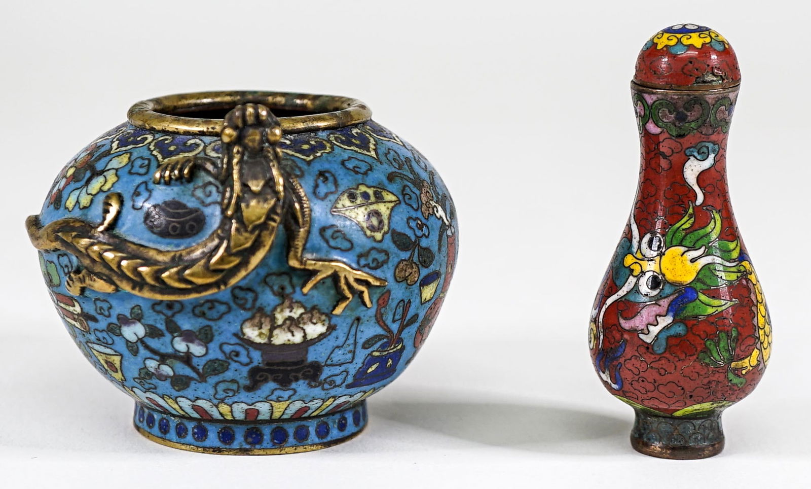 Chinese Antique Mini Censer & Snuff Bottle (1 of 7)