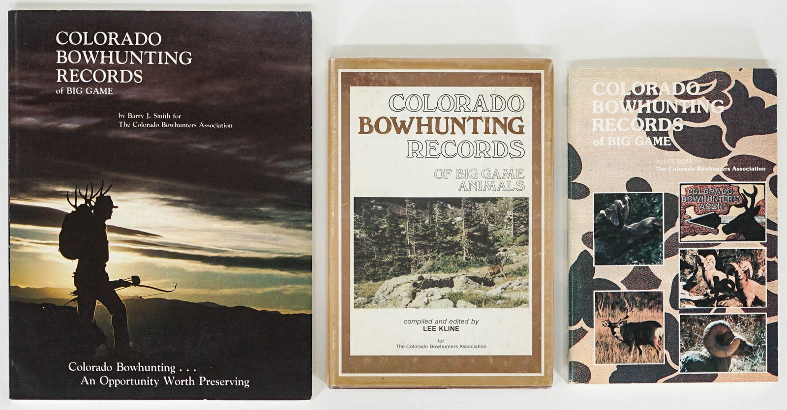Colorado (3) Bowhunting Record Books Multi-Signed (1 of 7)