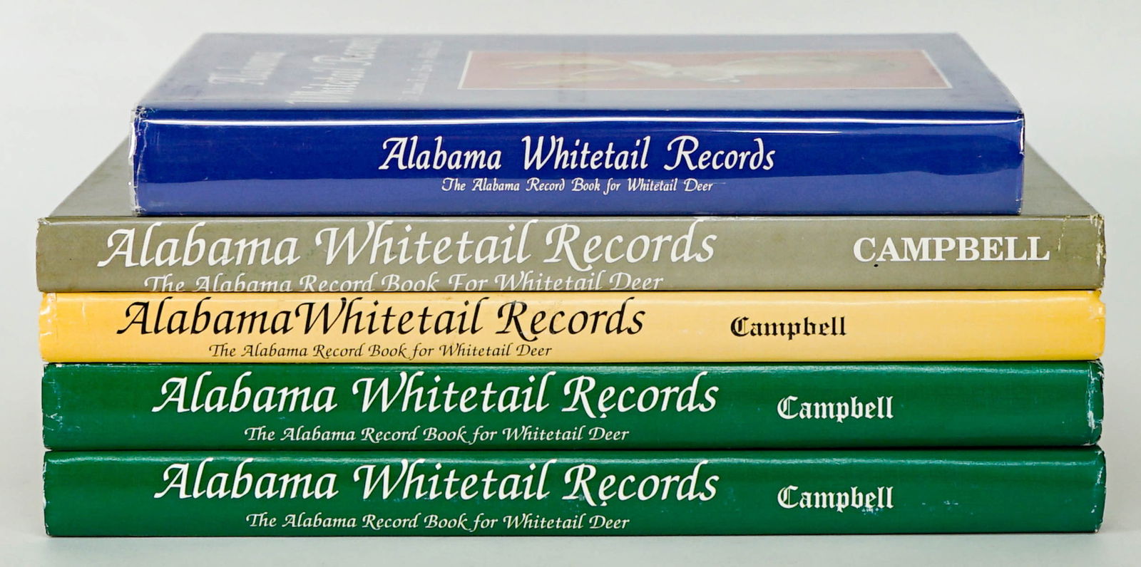 Alabama (5) Whitetail Record Books SIGNED/LTD (1 of 10)