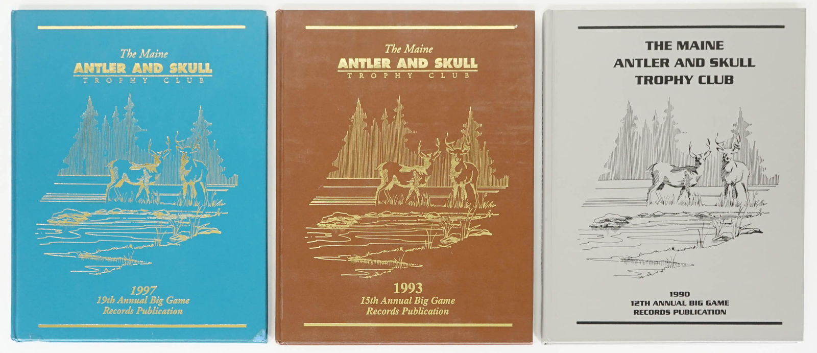 Maine Antler and Skull Trophy Club (3) Books (1 of 3)