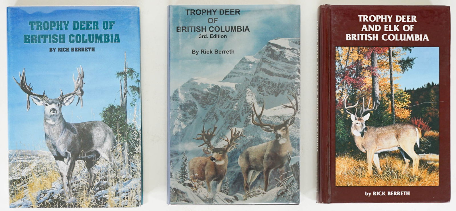 British Columbia (3) Big Game Record Books SIGNED (1 of 6)