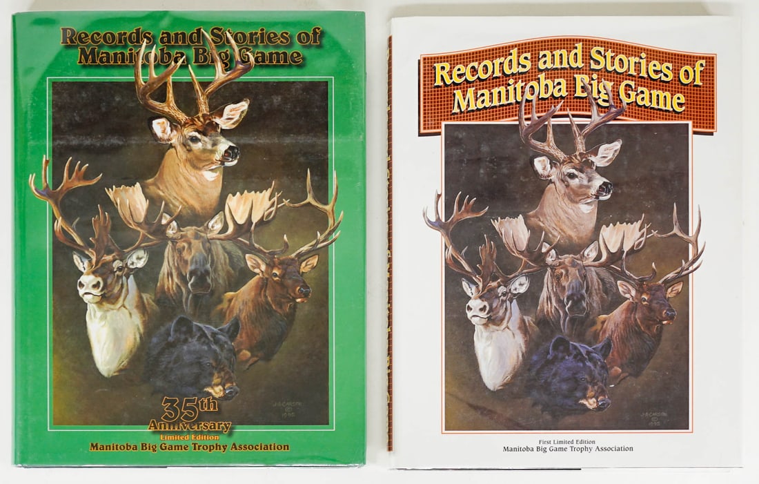 Manitoba (2) Big Game Records SIGNED (1 of 5)