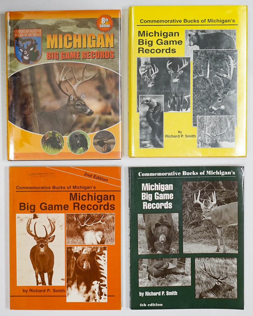 Michigan Big Game Records (4) Books SIGNED (1 of 6)