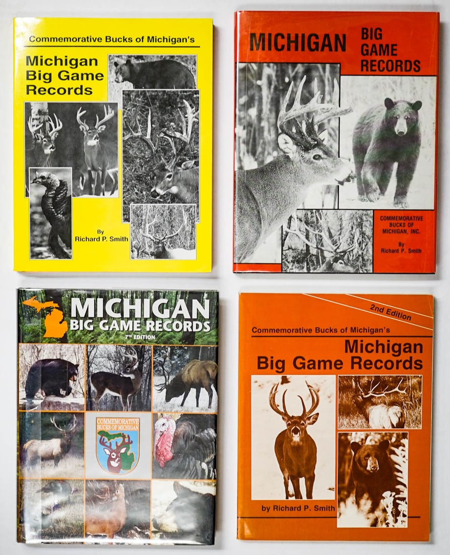 Michigan (4) Big Game Record Books SIGNED (1 of 7)