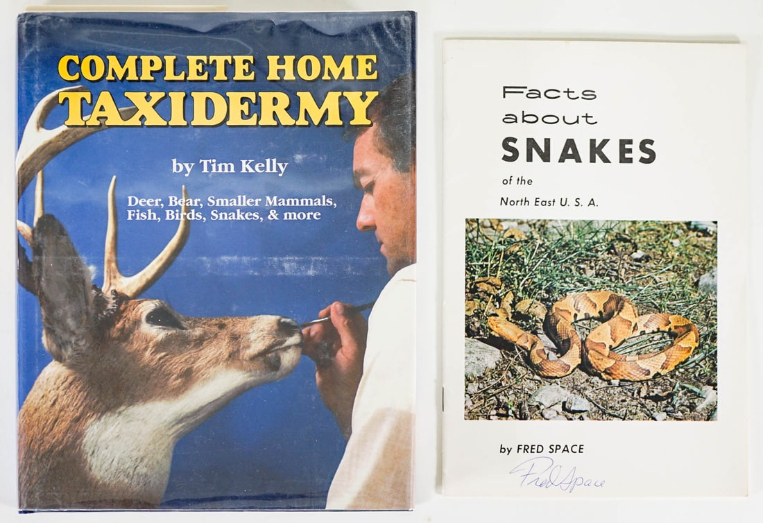 Author Signed (2) Books [Taxidermy, Snakes] (1 of 4)