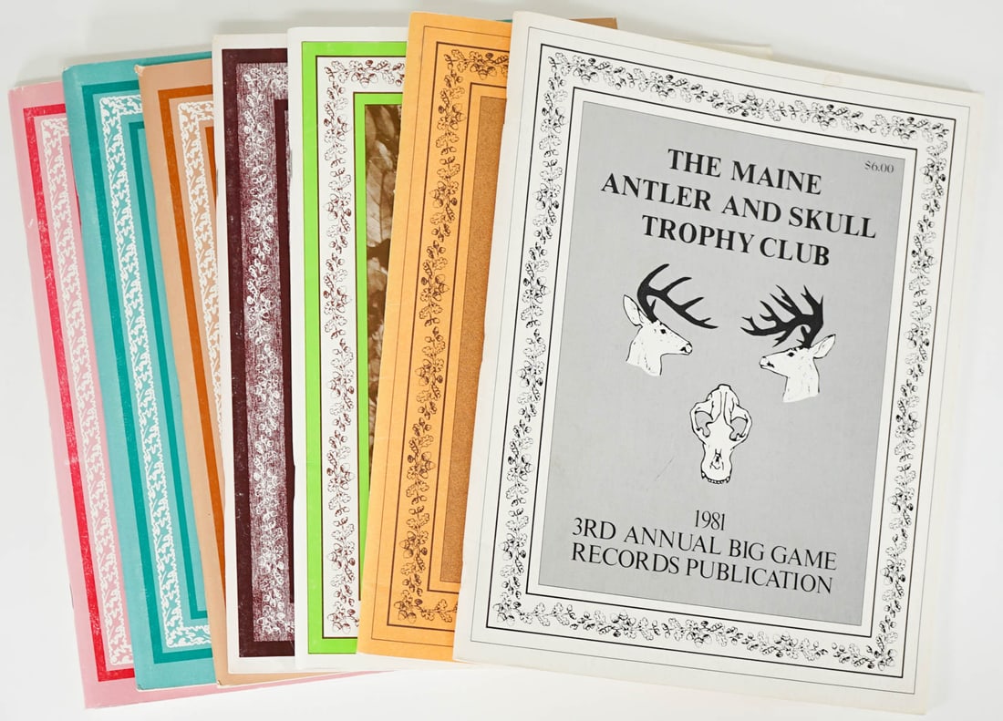 Maine Antler and Skull Trophy Club (7) SIGNED (1 of 1)