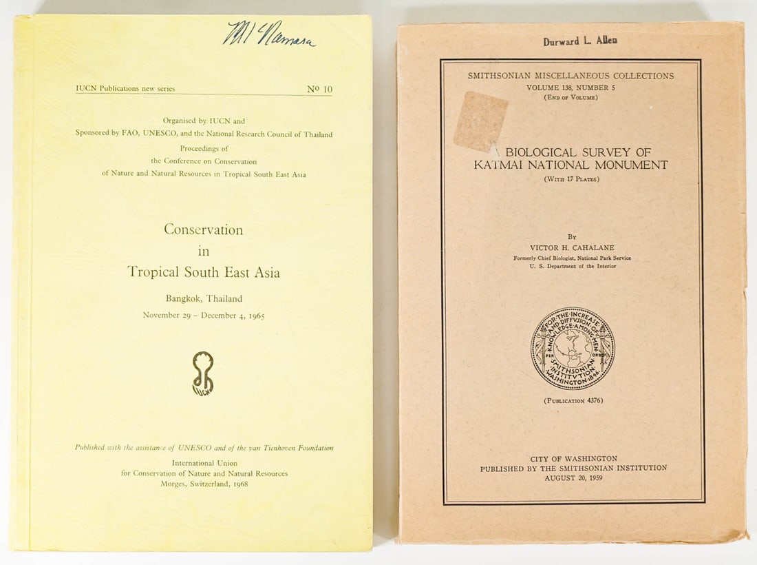 Conservation, Wildlife (2) Books [Smithsonian] (1 of 6)