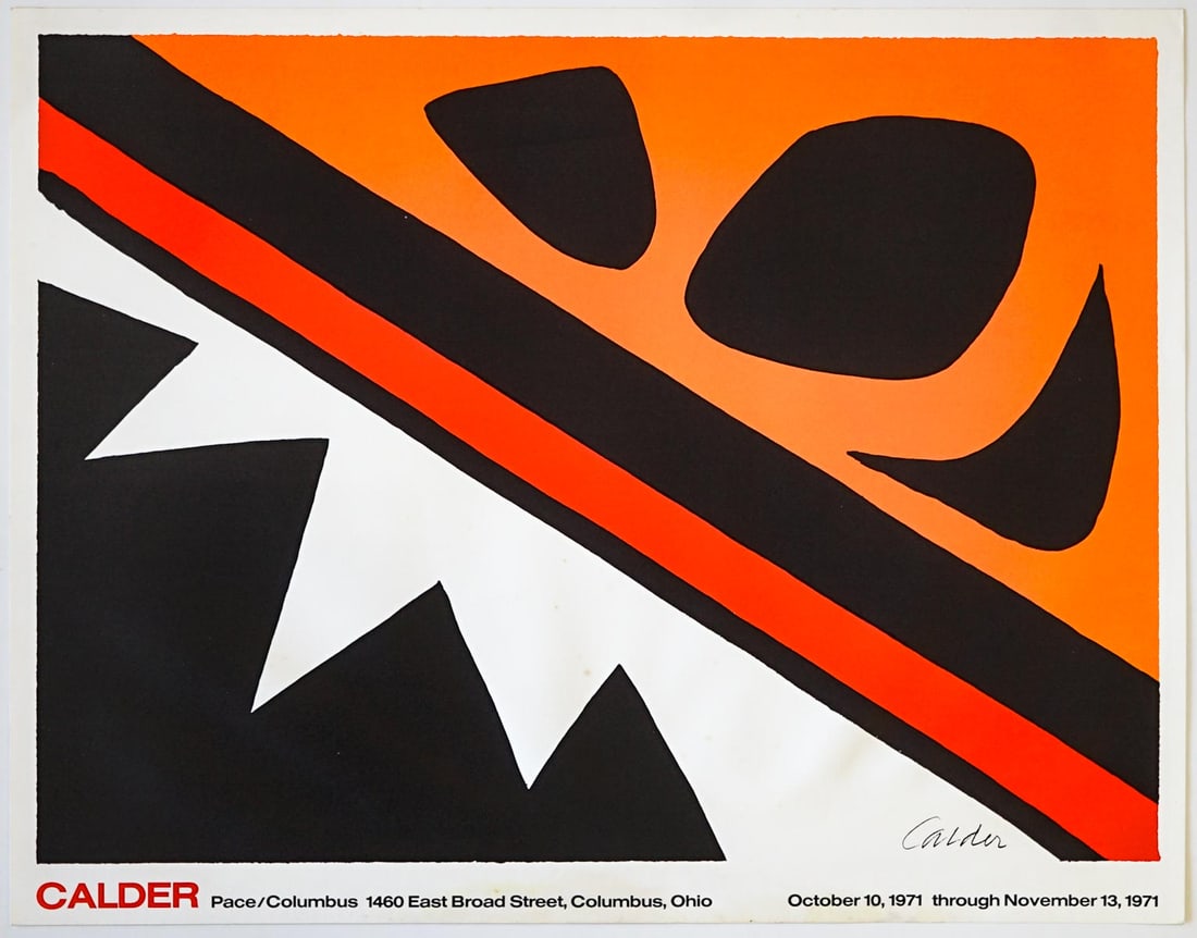 Alexander Calder 1975 Exhibition Poster (1 of 4)