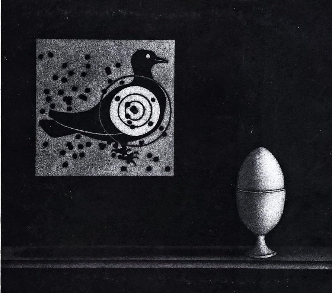 Mario Avati Mezzotint [Nature Morte au Coquetieu] (1 of 5)