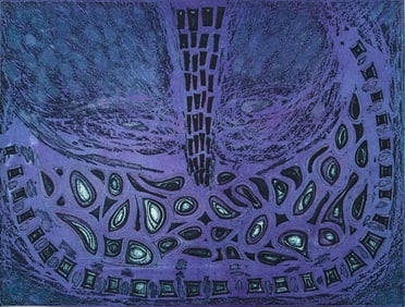 Masao Yoshida (Japan b.1934) Color Aquatint