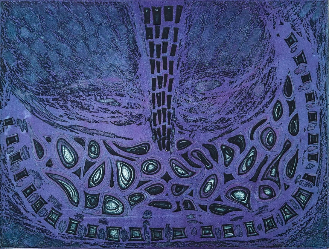 Masao Yoshida (Japan b.1934) Color Aquatint (1 of 6)