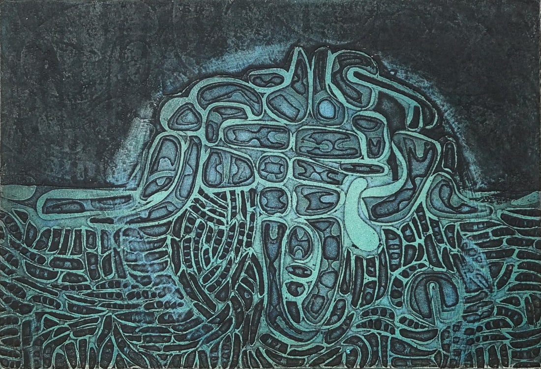 Masao Yoshida (Japan b.1934) Color Aquatint (1 of 5)