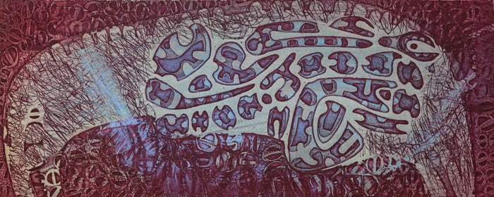 Masao Yoshida (Japan b.1934) Color Aquatint