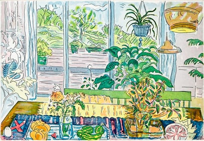 Nell Blaine (1922-1996) Aquatint AP [Gloucester]