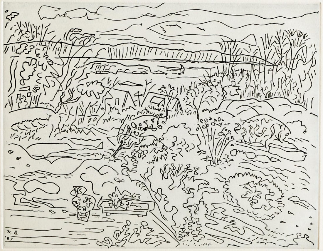 Nell Blaine (1922-1996) Artist's Proof Etching (1 of 3)