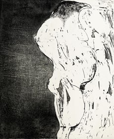 Leonard Baskin S/N Etching [Bird Man]