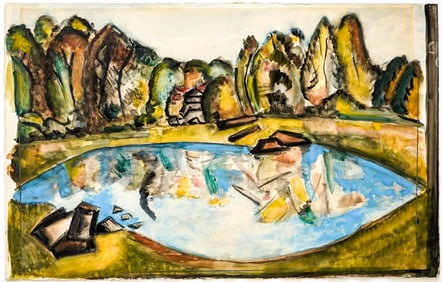 De Hirsch Margules (1899 - 1965) Original W/C