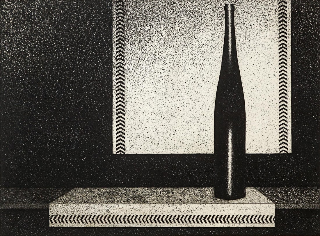Mario Avati (French, 1921-2009) La Bouteille de ve (1 of 4)