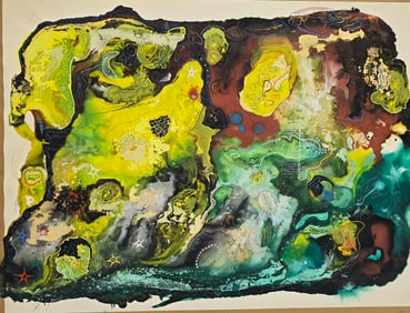 Lawrence Kupferman Original Watercolor (1947)