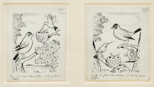 Harrison Cady Original Pen & Ink Drawings (2)