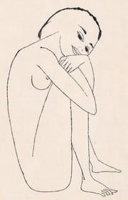 Calvin Waller Burnett Original Pen & Ink Drawing